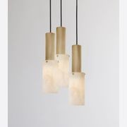 Flume Large Alabaster 3lt Pendant Light gallery detail image