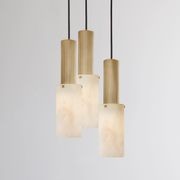 Flume Large Alabaster 3lt Pendant Light gallery detail image