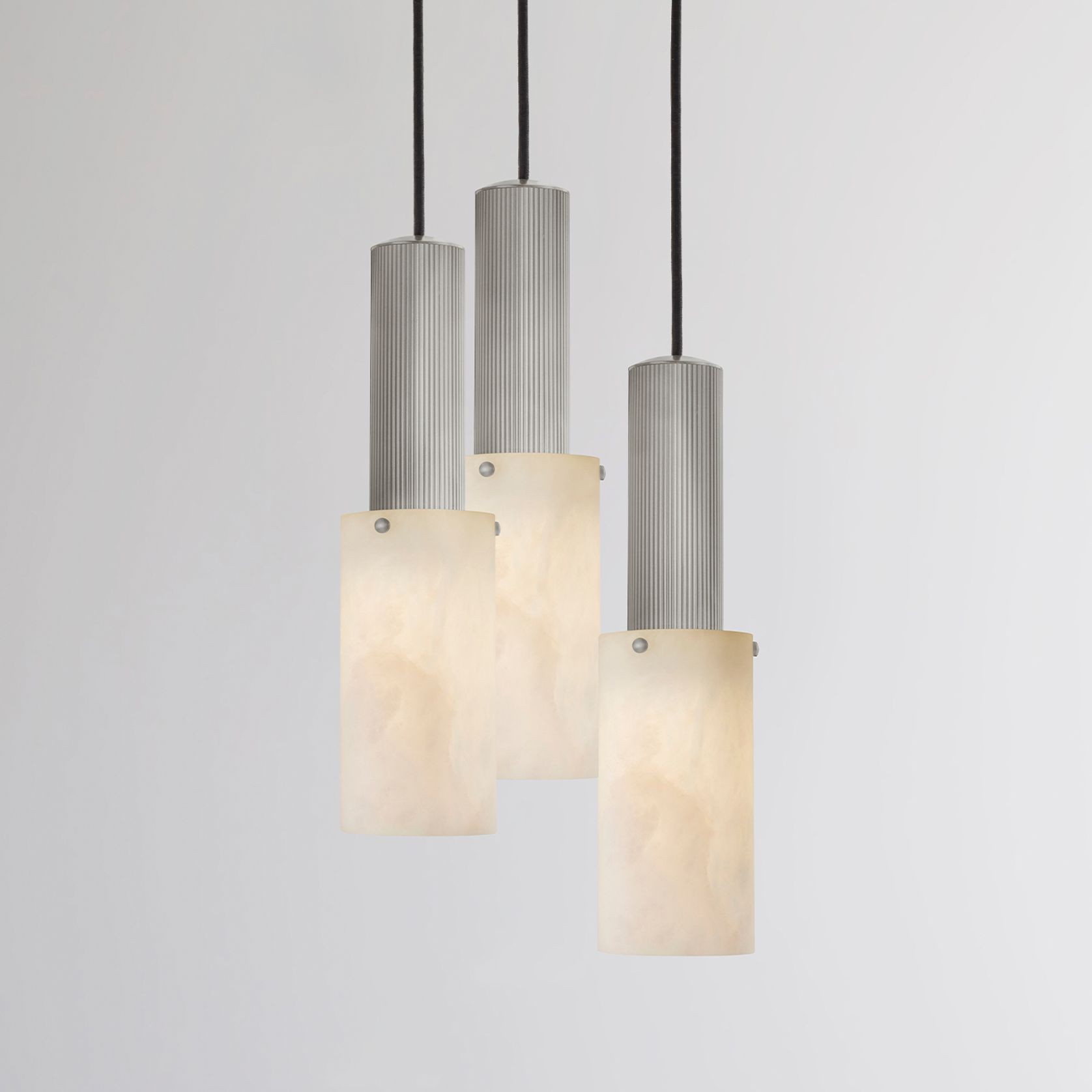 Flume Large Alabaster 3lt Pendant Light gallery detail image