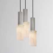 Flume Large Alabaster 3lt Pendant Light gallery detail image