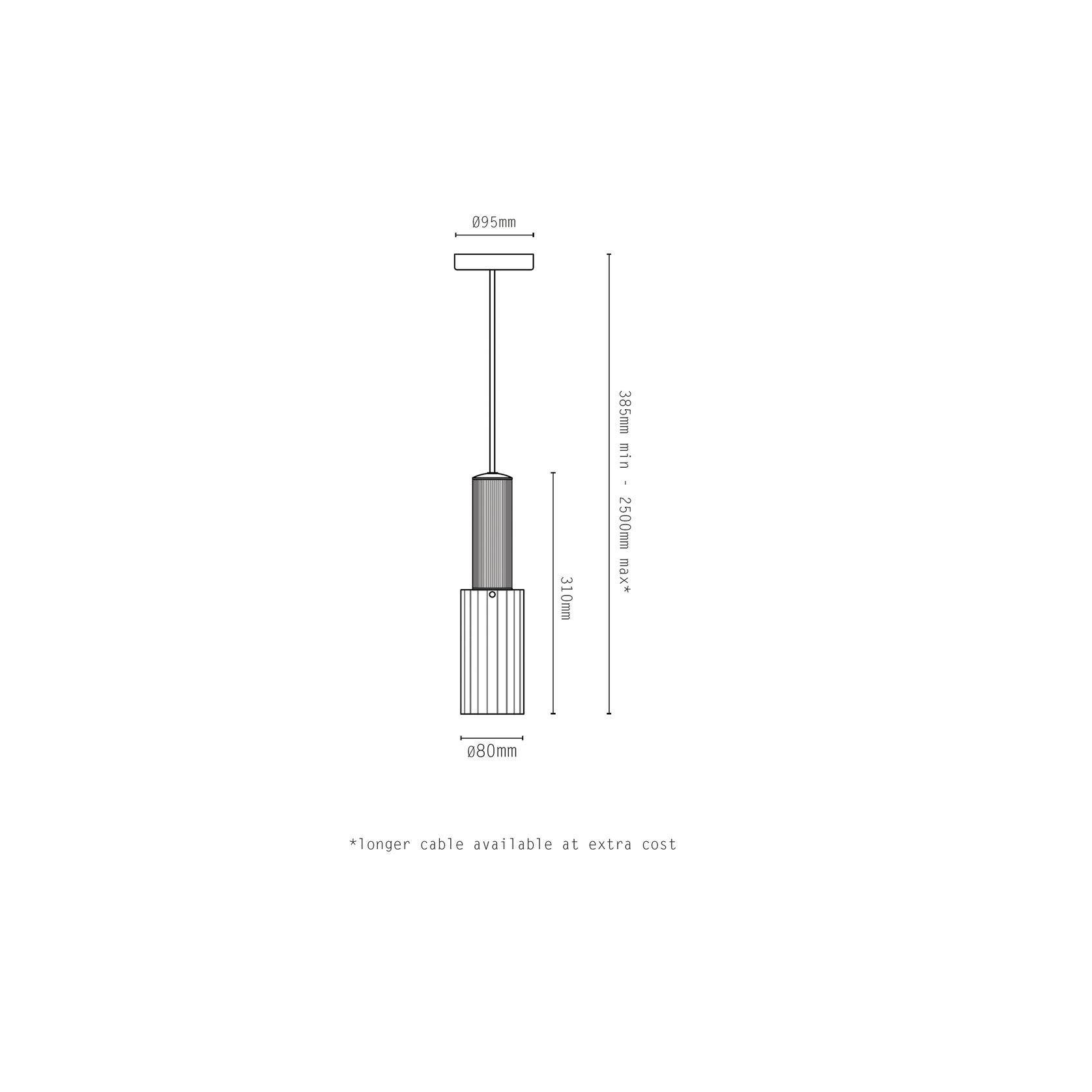 Flume Large Pendant Light gallery detail image