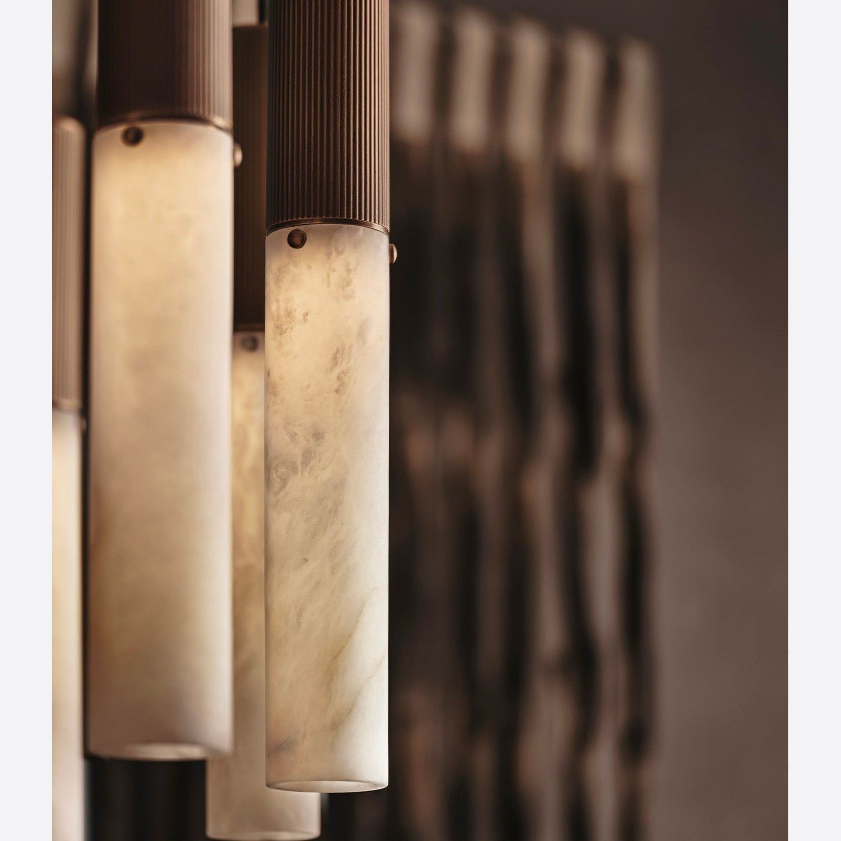 Flume Alabaster 3lt Pendant Light gallery detail image