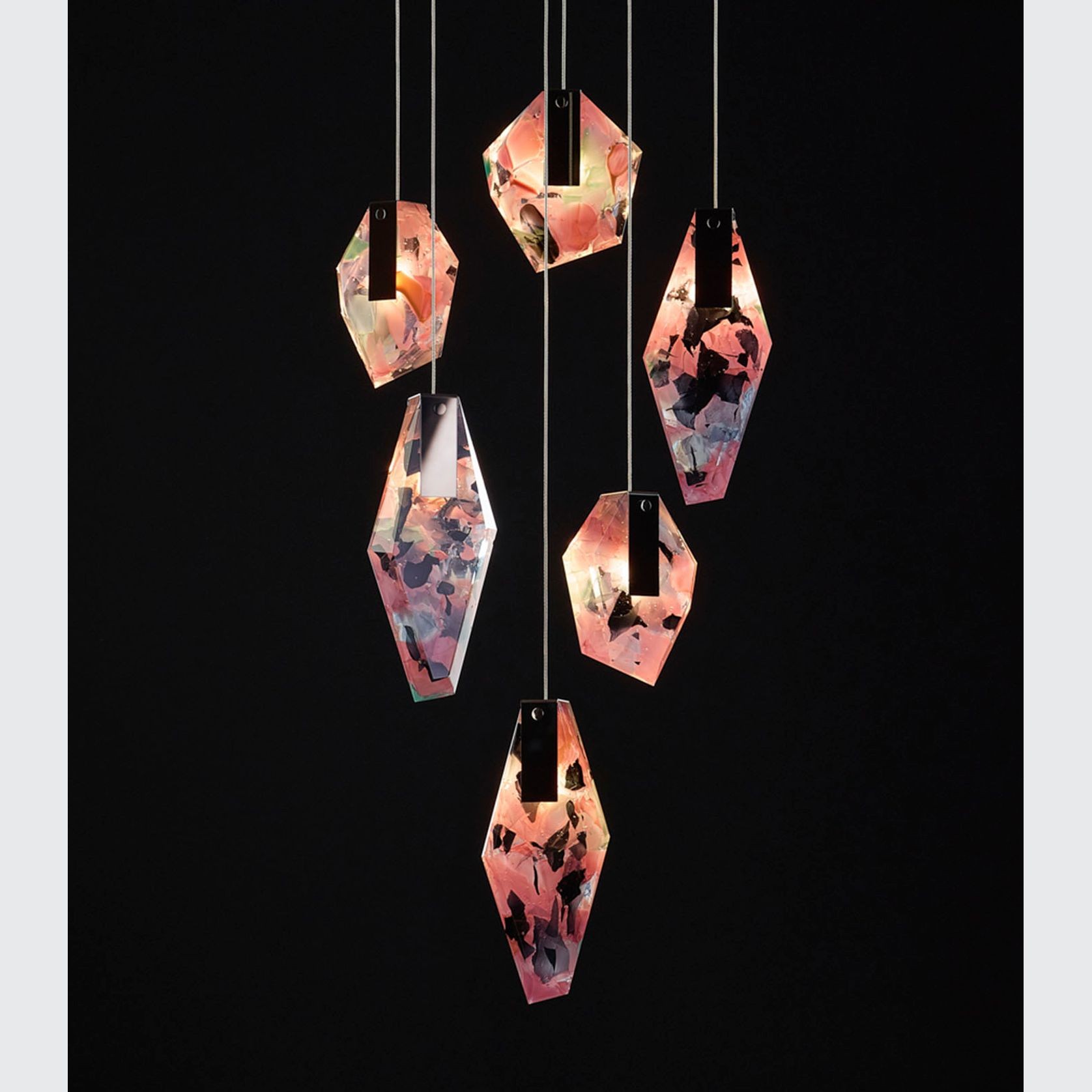 Fragments Long Pendant Light gallery detail image