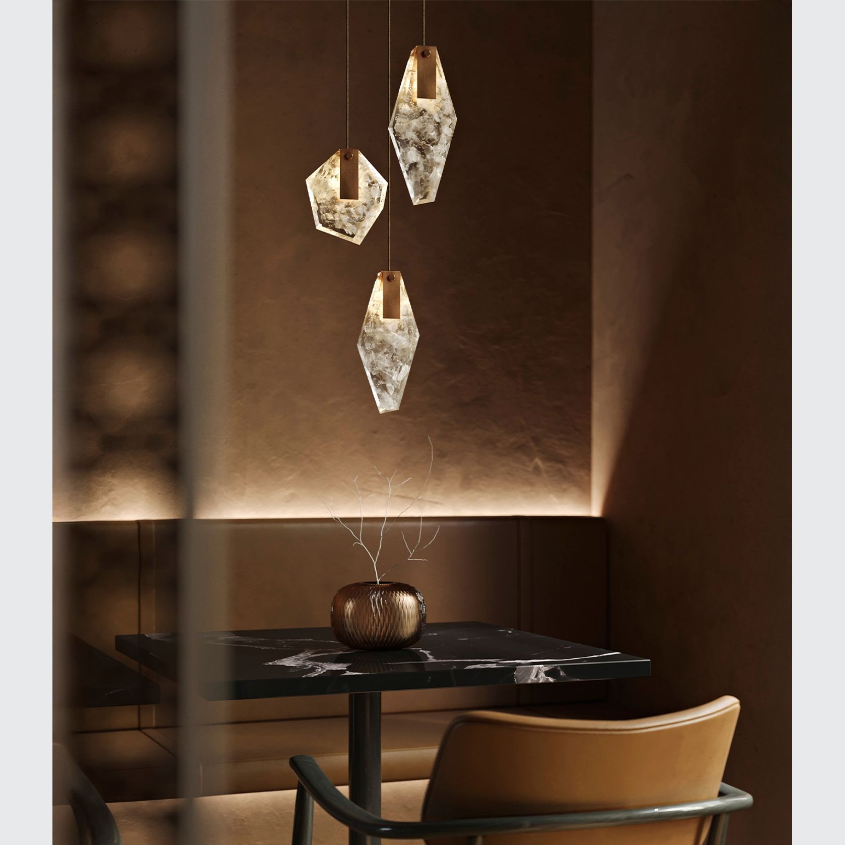 Fragments Long Pendant Light gallery detail image