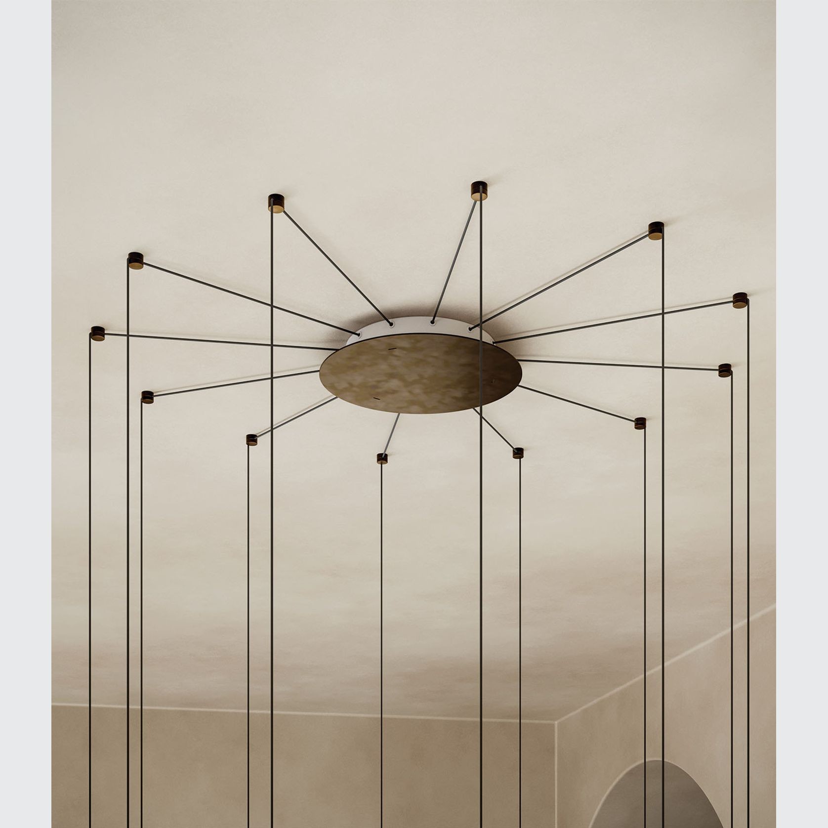 Groove Cluster Pendant Light gallery detail image