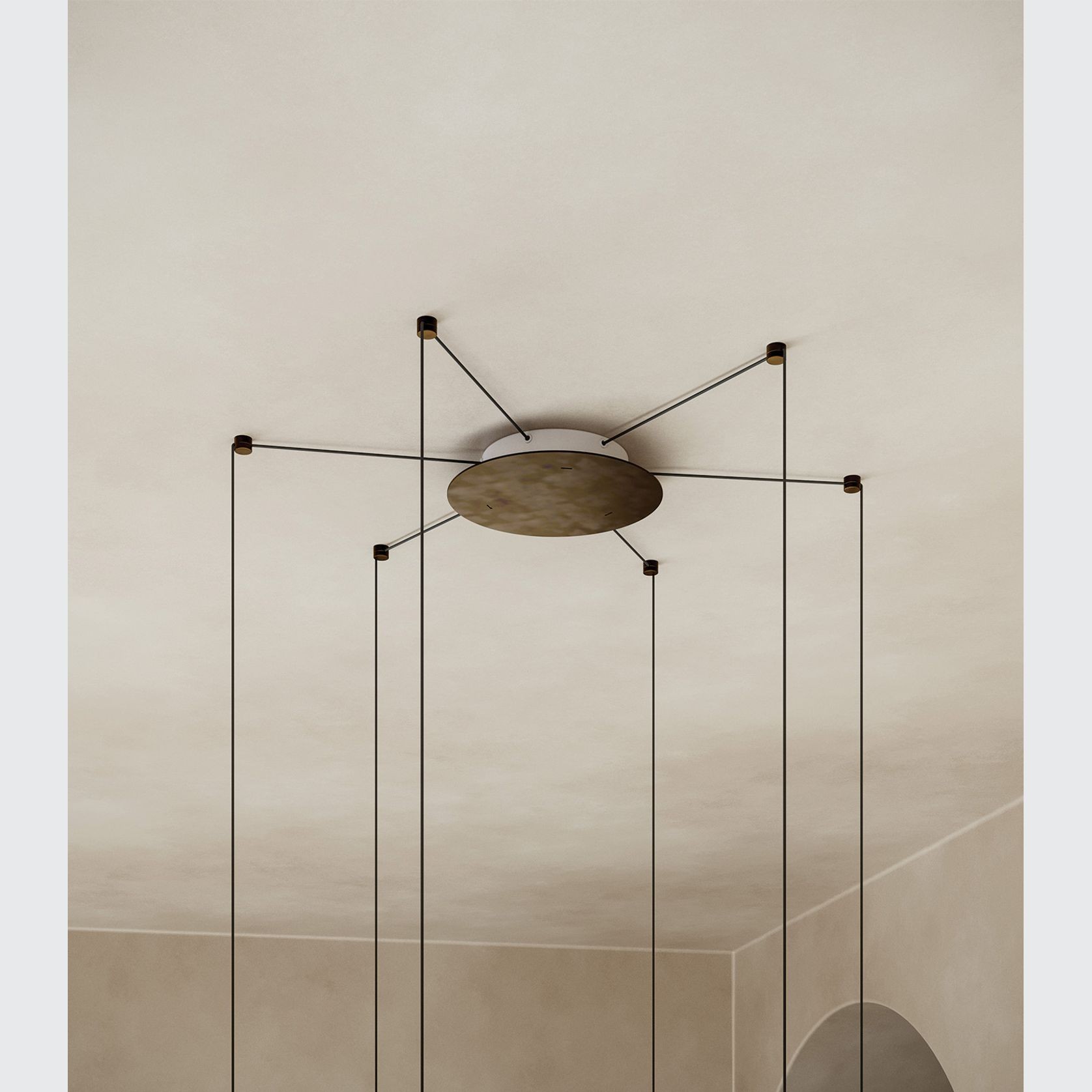 Groove Cluster Pendant Light gallery detail image