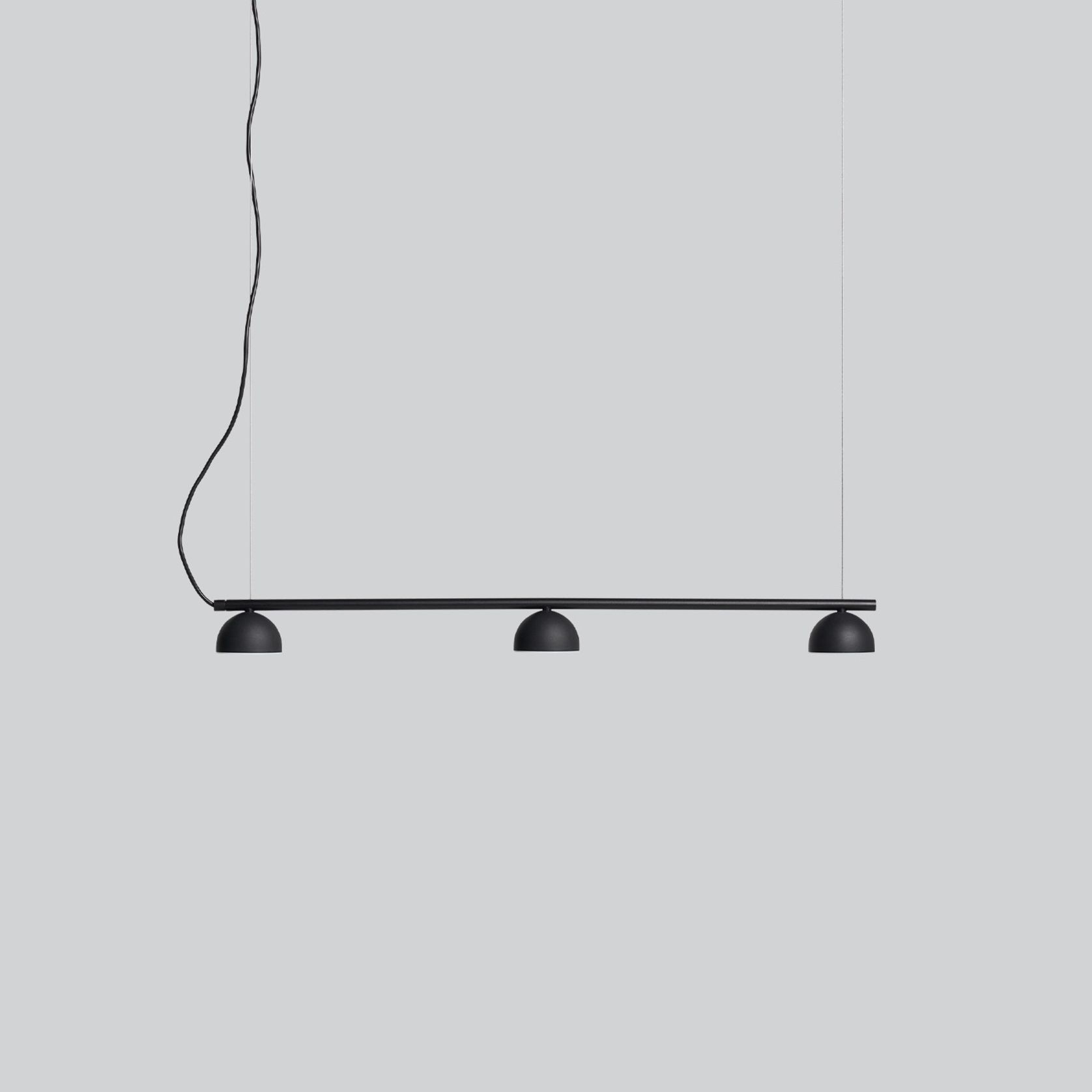 Blush Rail 3lt Pendant Light gallery detail image