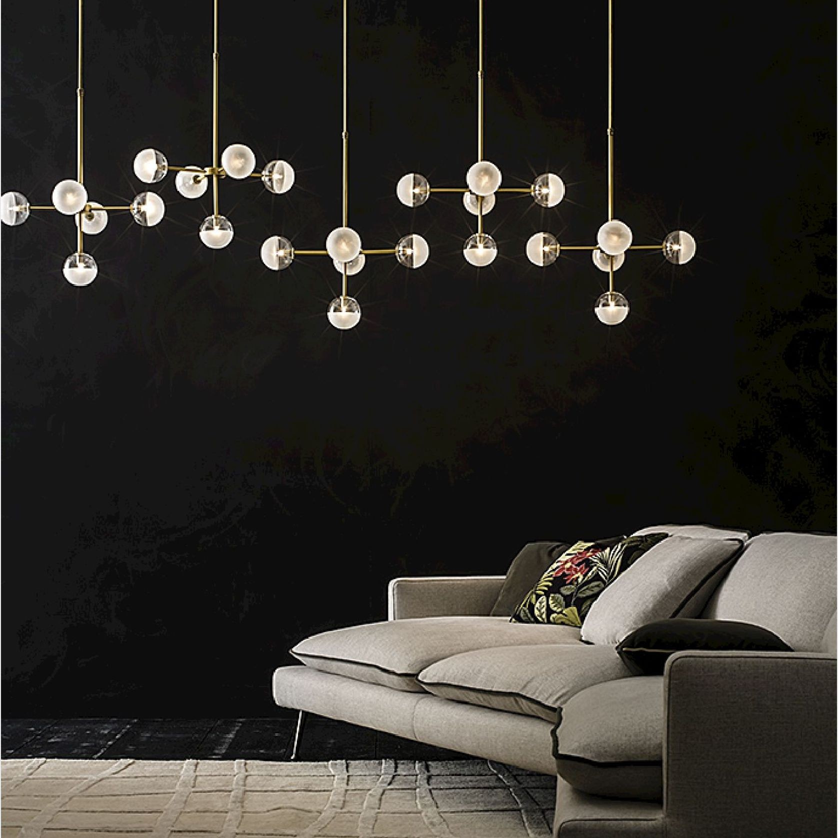 Molecola 5lt Pendant Light gallery detail image