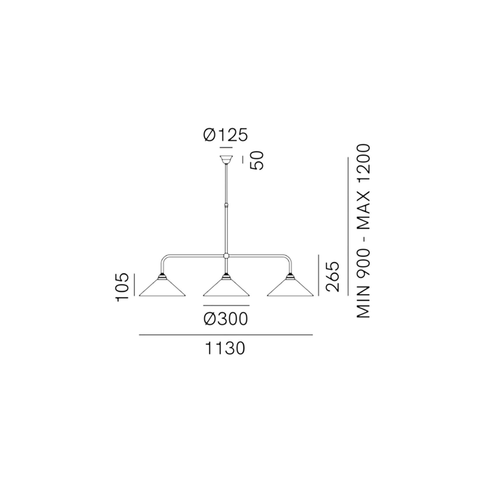 Tabia Suspension Pendant Light gallery detail image