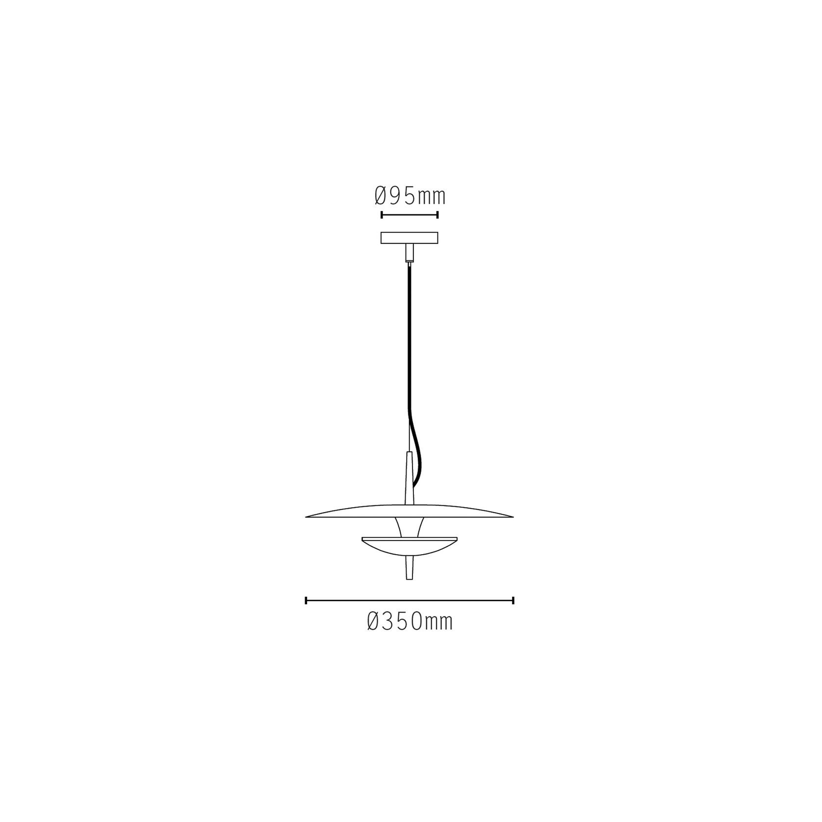 Luna Capiz Pendant Light gallery detail image