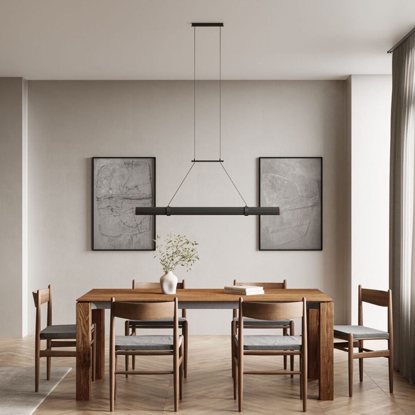 Niro Linear Pendant Light gallery detail image