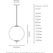 Nova Globe Pendant Light gallery detail image