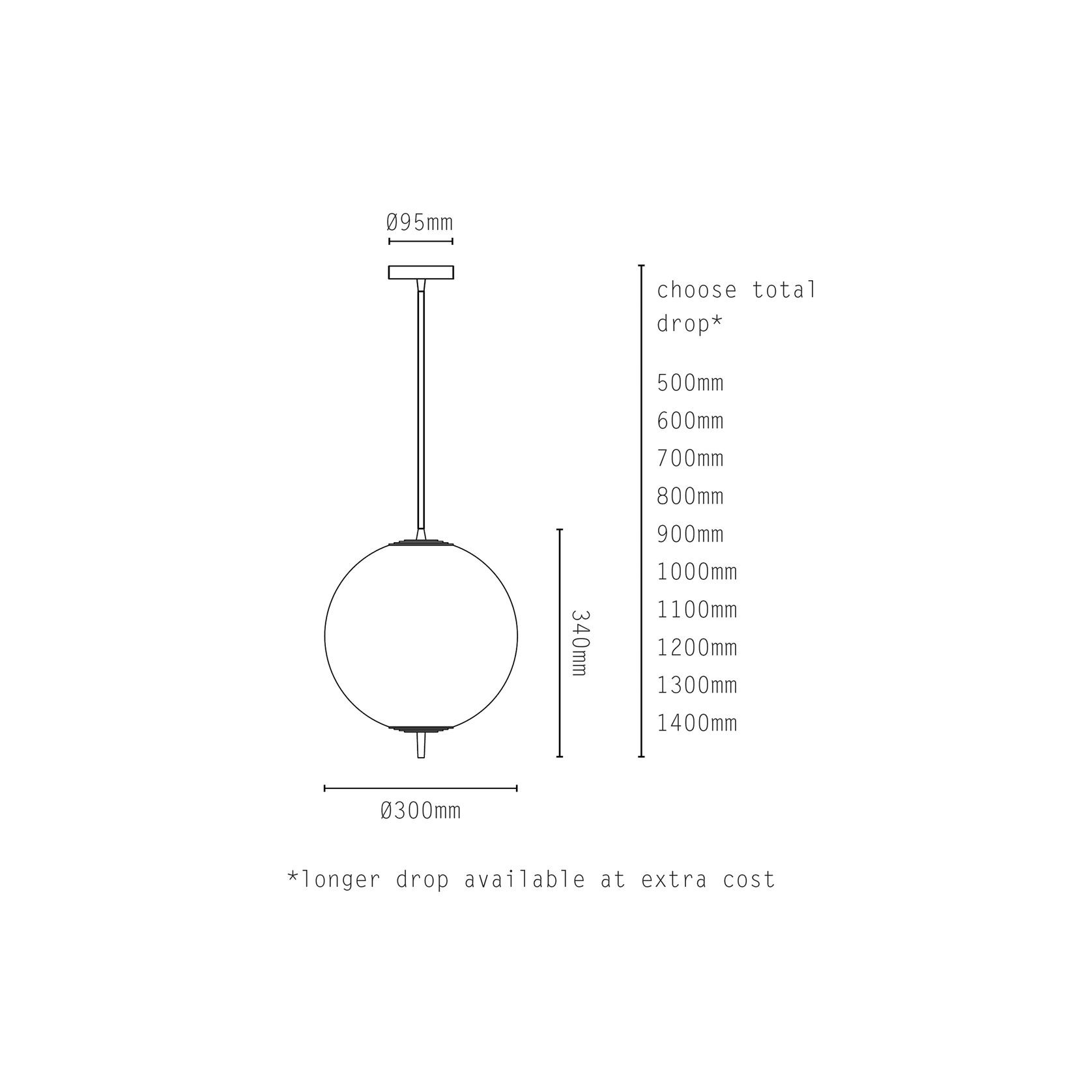 Nova Globe Pendant Light gallery detail image
