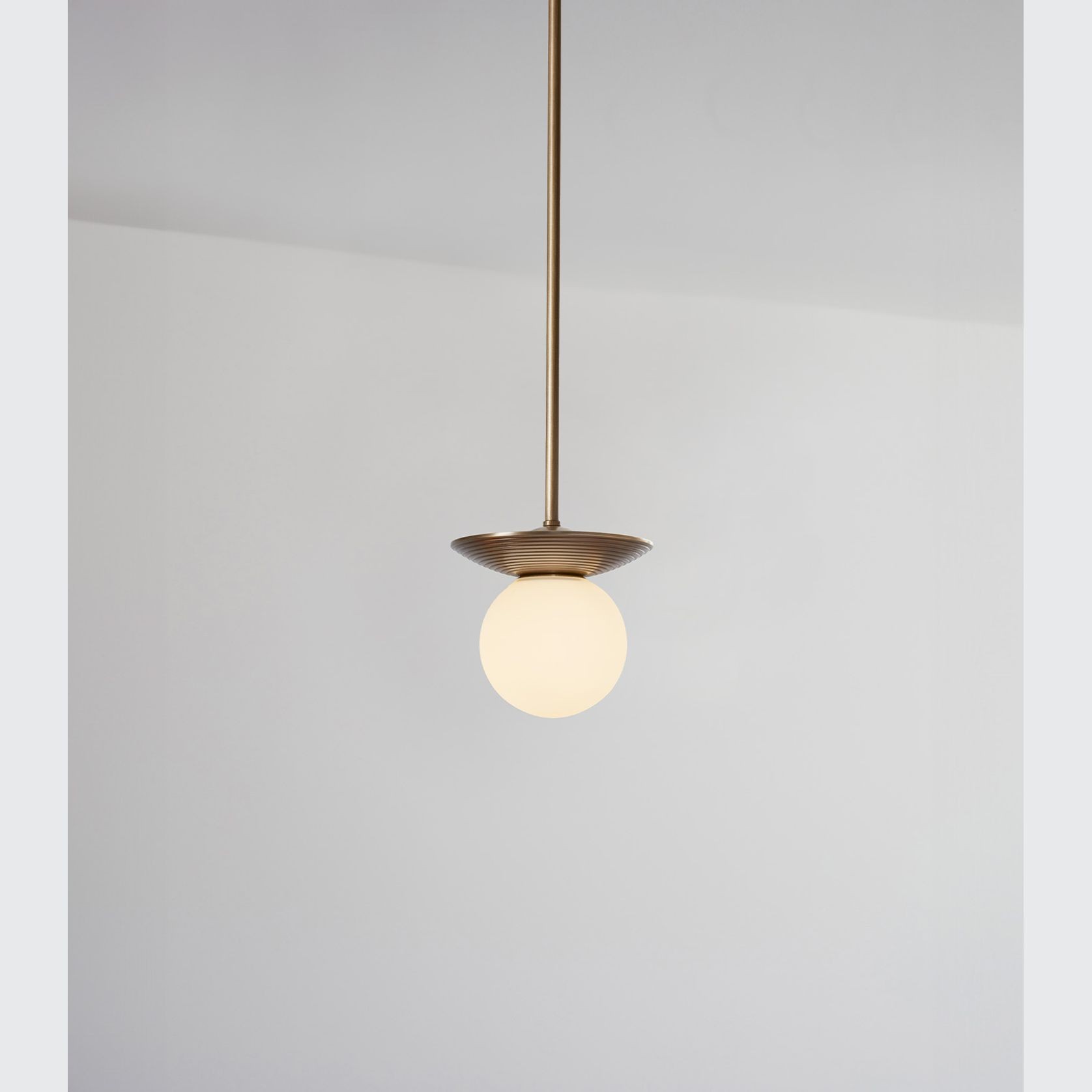 Orbit Brass Pendant Light gallery detail image
