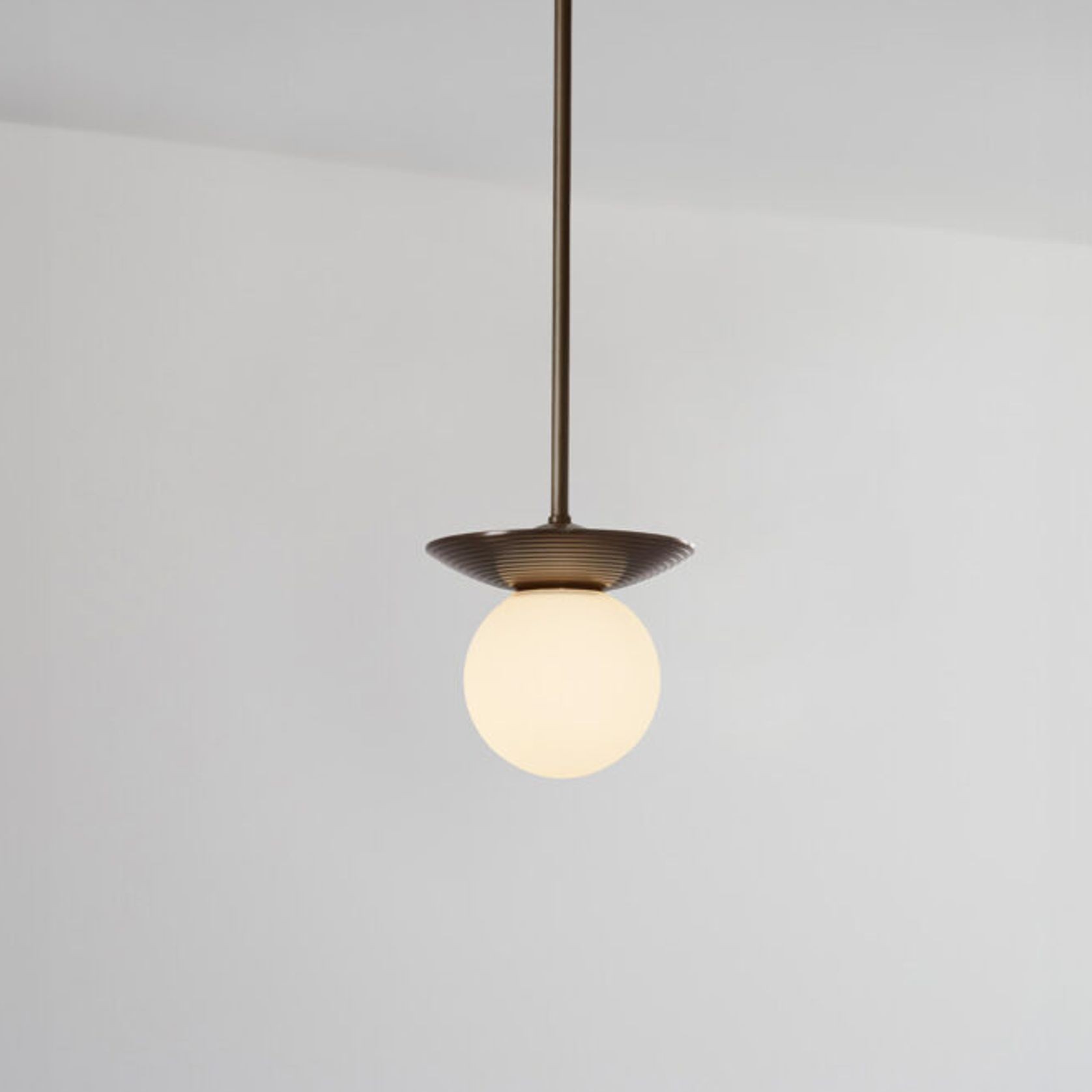 Orbit Brass Pendant Light gallery detail image