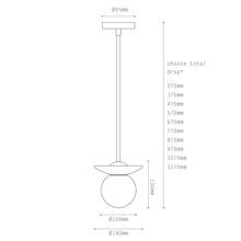 Orbit Stone Pendant Light gallery detail image