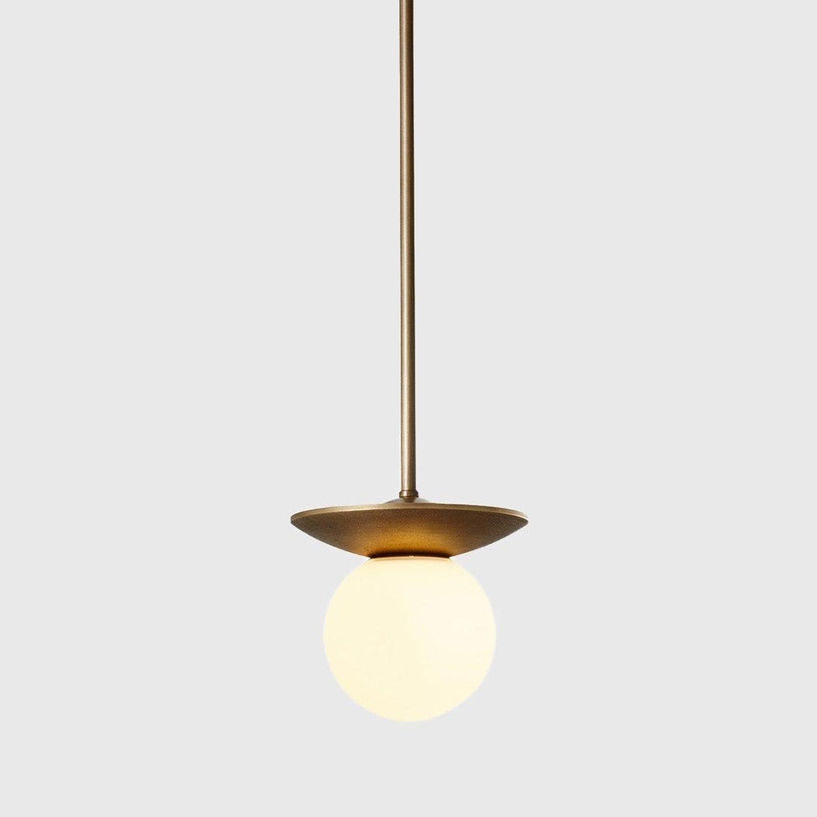 Orbit Brass Pendant Light gallery detail image