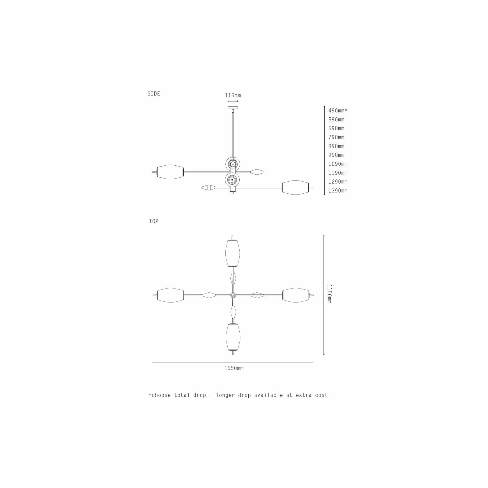 Supernova 4lt Pendant Light gallery detail image