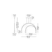 Volta 3lt Pendant Light gallery detail image