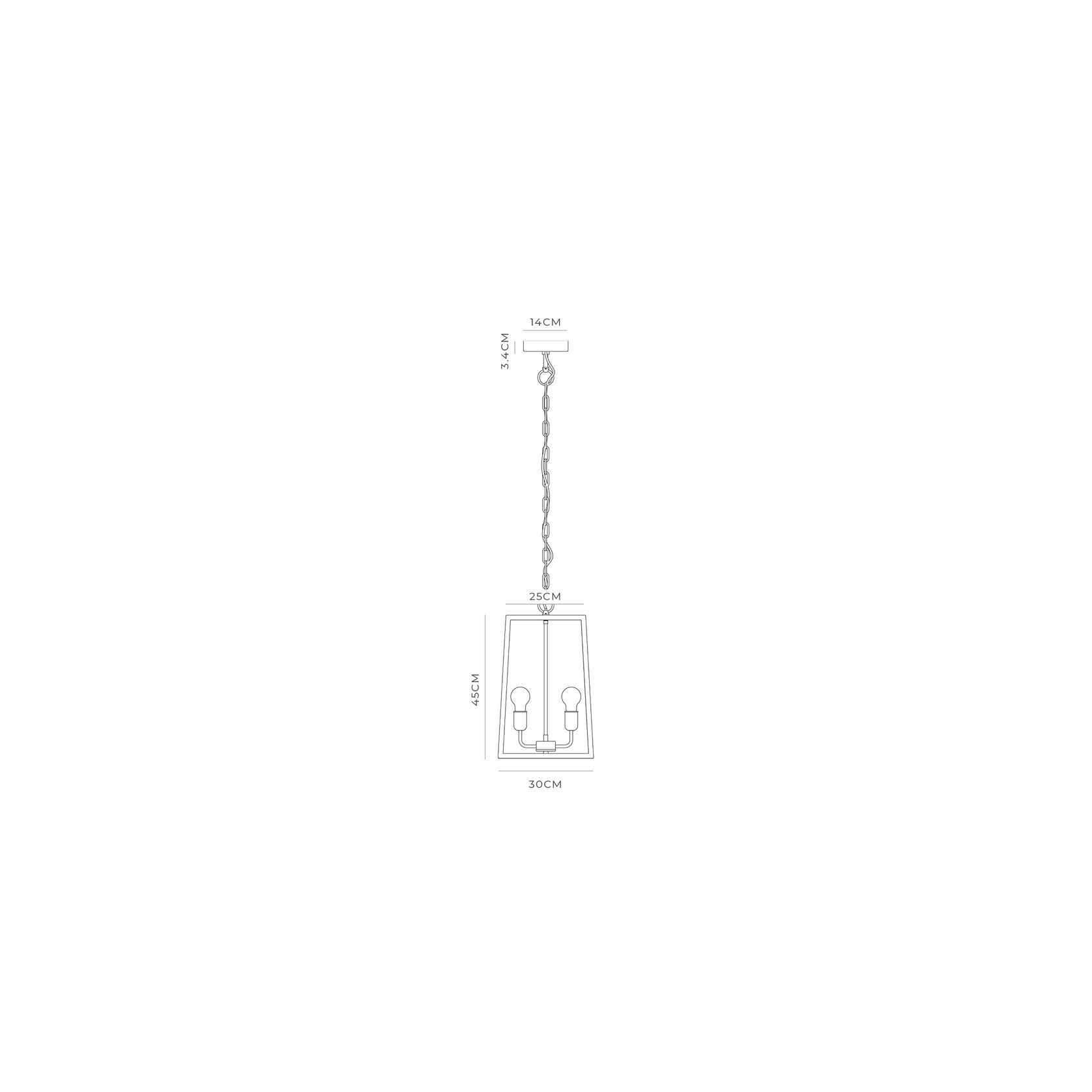 Dover Lantern Pendant Light gallery detail image