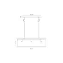 Dover Linear Pendant Light gallery detail image