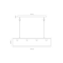 Dover Linear Pendant Light gallery detail image