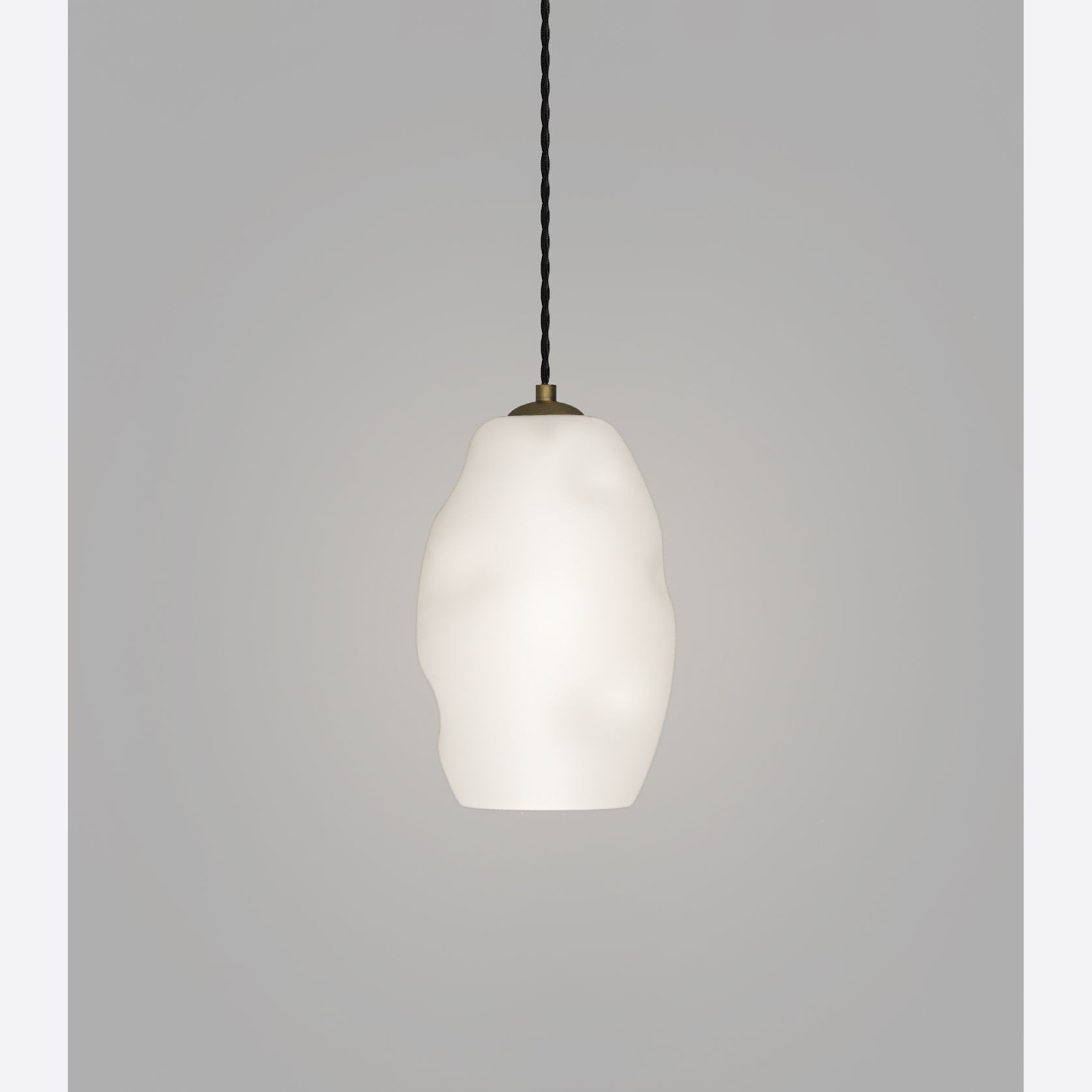 Organic White Pendant Light gallery detail image