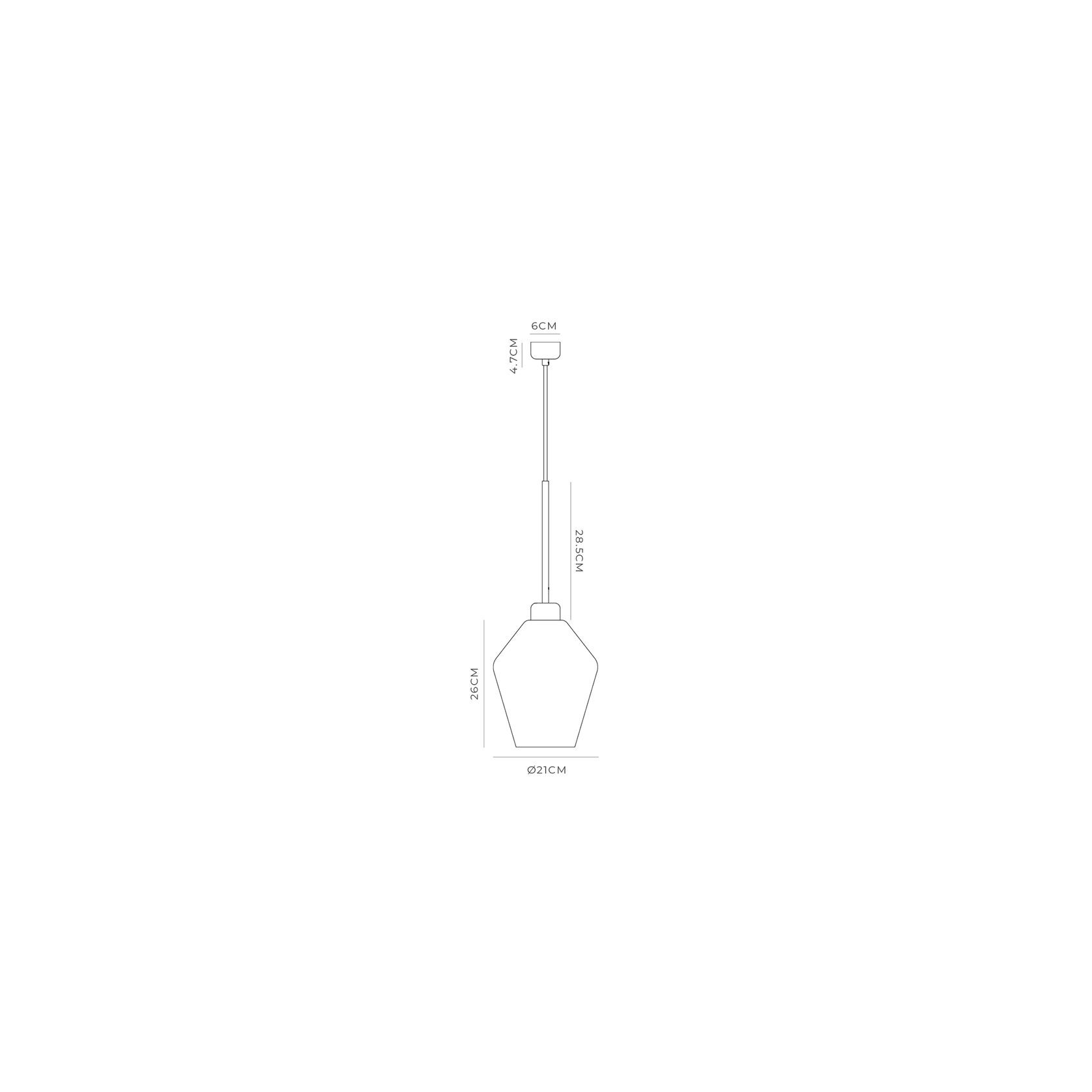 Parlour Lite Geo Pendant Light gallery detail image