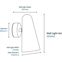 Skua Artisan Hand-blown Glass LED Light gallery detail image