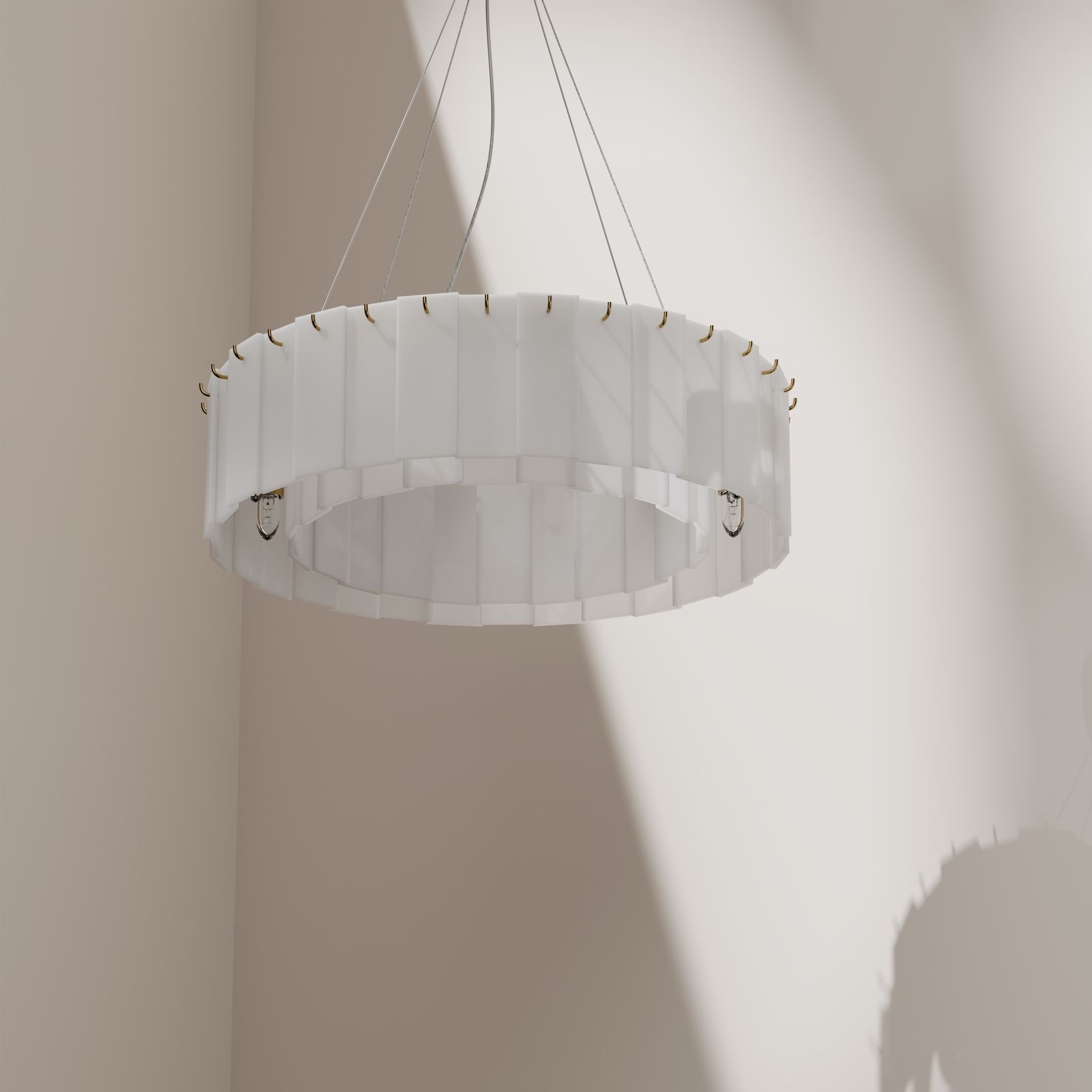 Mirage Alabaster Stone Chandelier gallery detail image