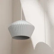Munia Fluted Gypsum Customisable Light gallery detail image