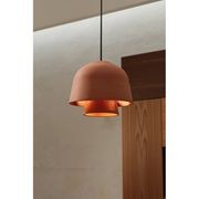 Okina Double Suspension Clay Pendant gallery detail image