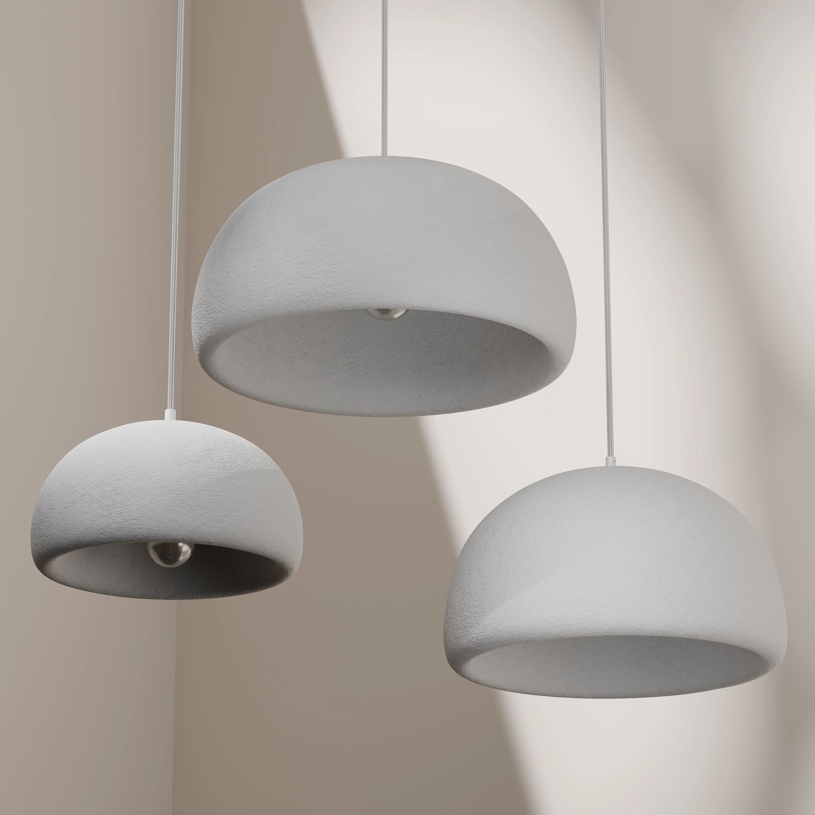 Passerine Wabi-Sabi Polymer Resin Pendant Light gallery detail image