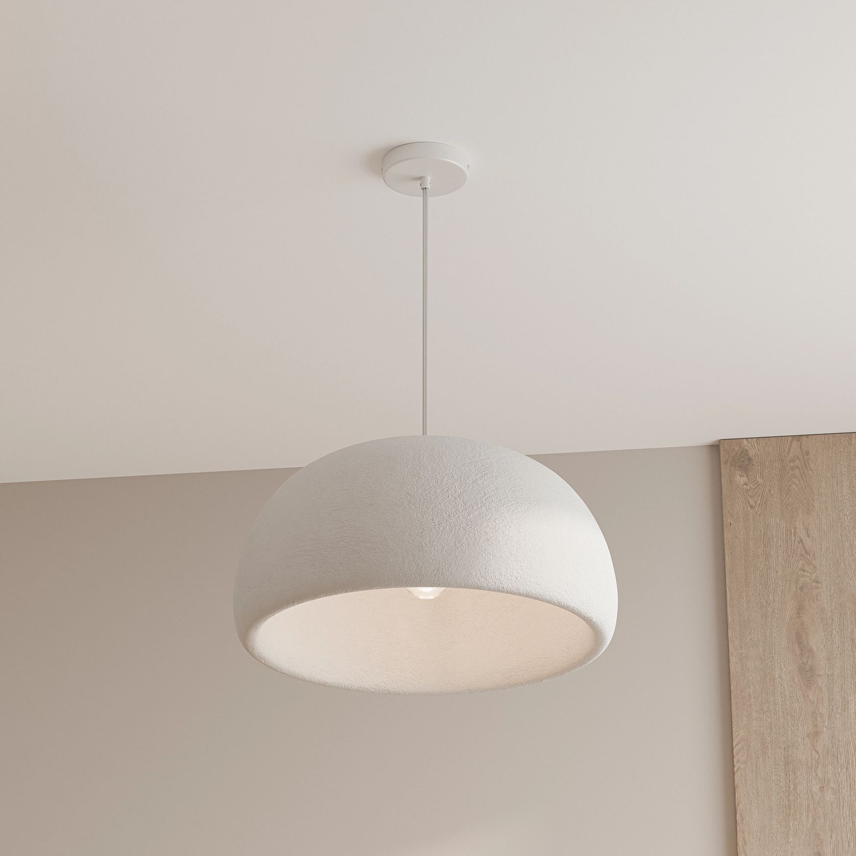 Passerine Wabi-Sabi Polymer Resin Pendant Light gallery detail image