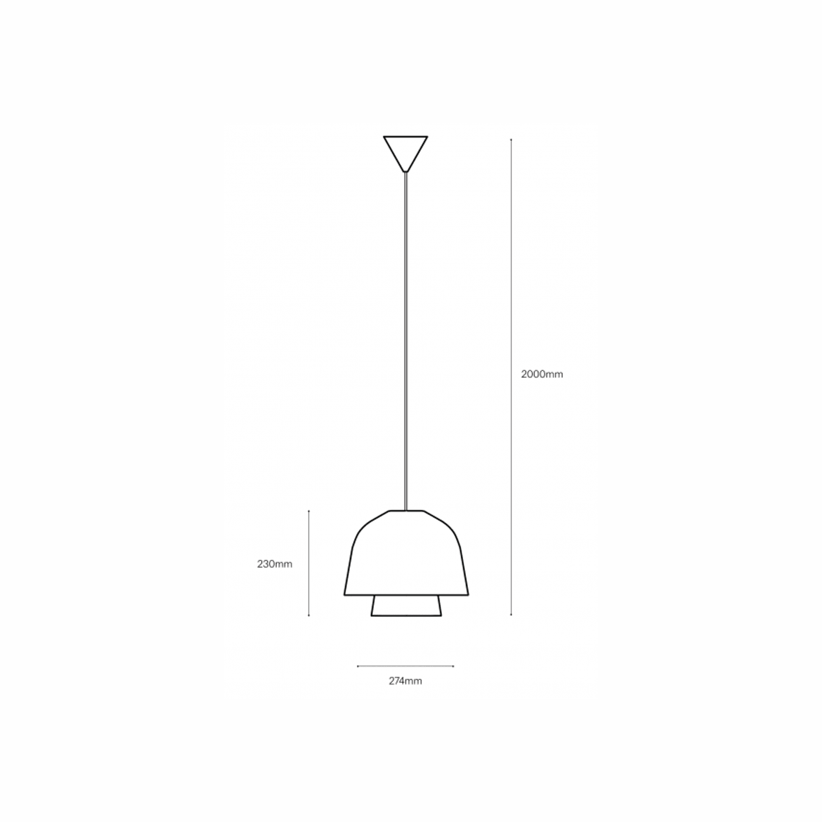 Okina Double Clay Pendant gallery detail image