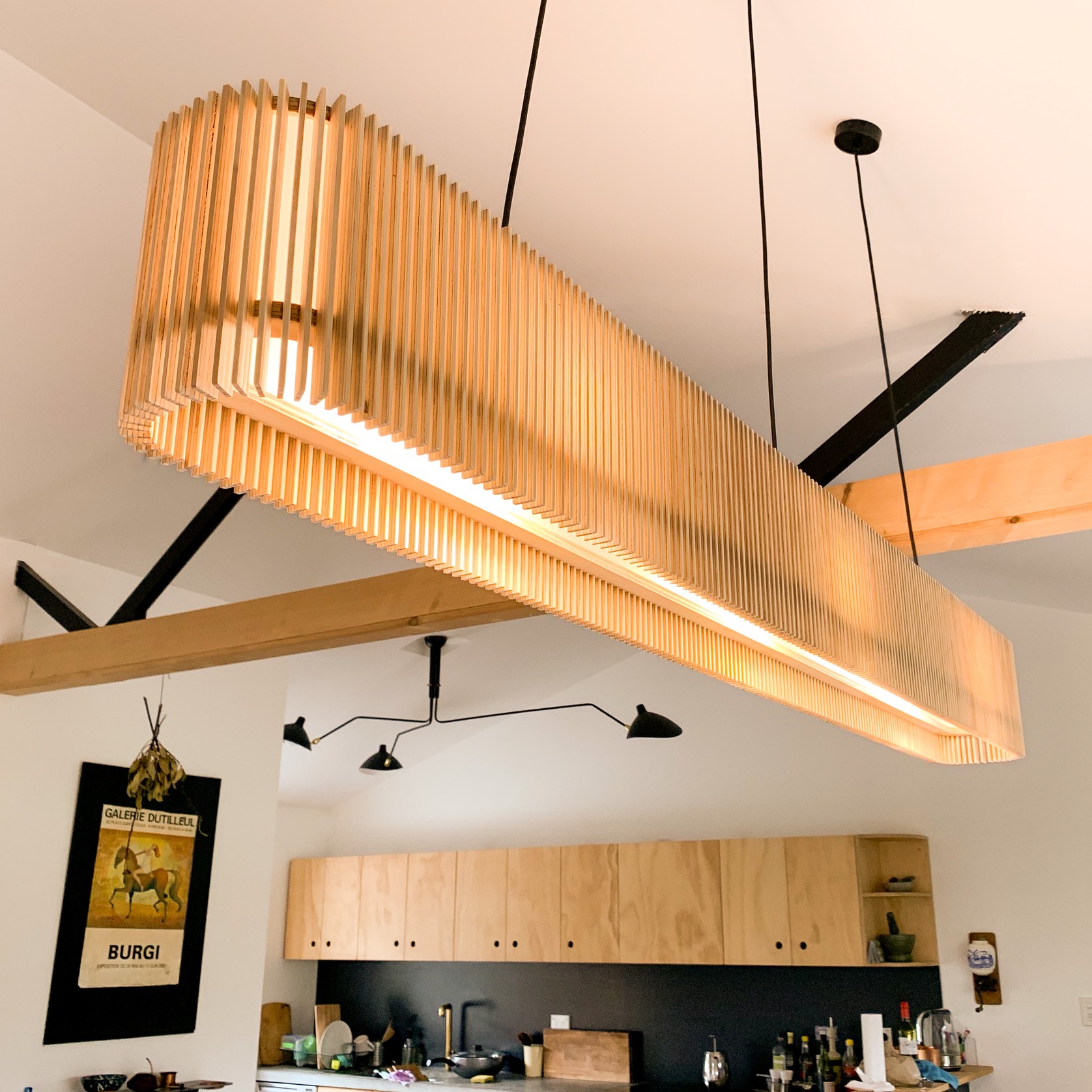 iO² Slimline Rectangle Pendant Shade gallery detail image