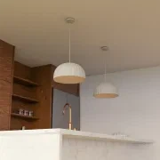 Rachis Textured Dome Shaped Pendant Light gallery detail image