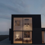 Rhea 14 Light Pencil Drop Pendant Light gallery detail image