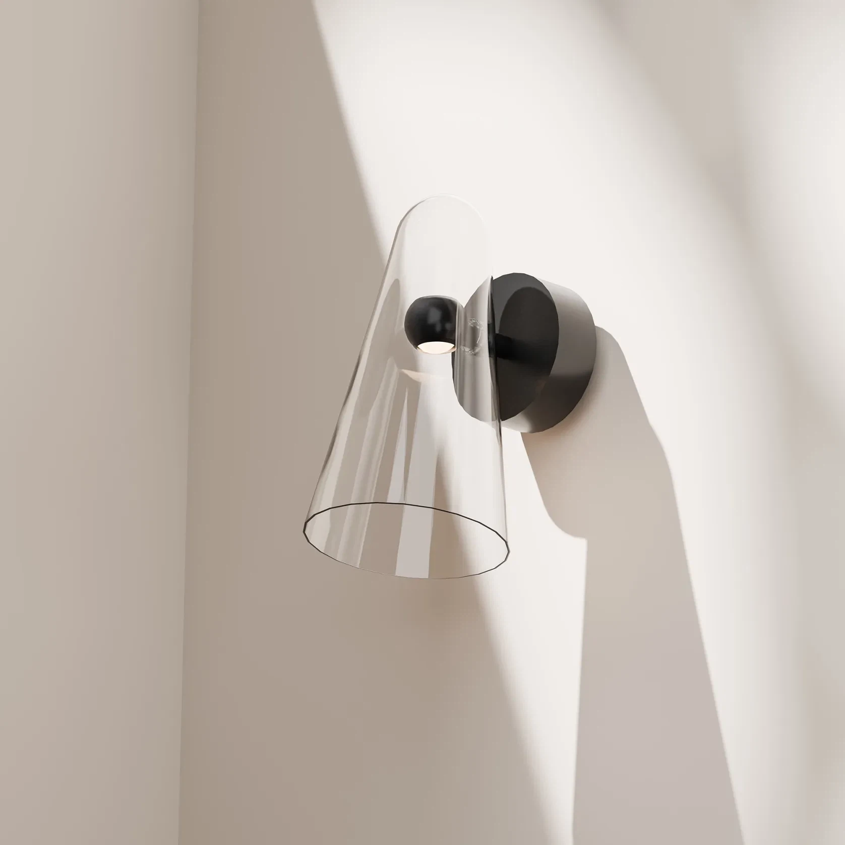 Skua Artisan Hand-blown Glass LED Light gallery detail image