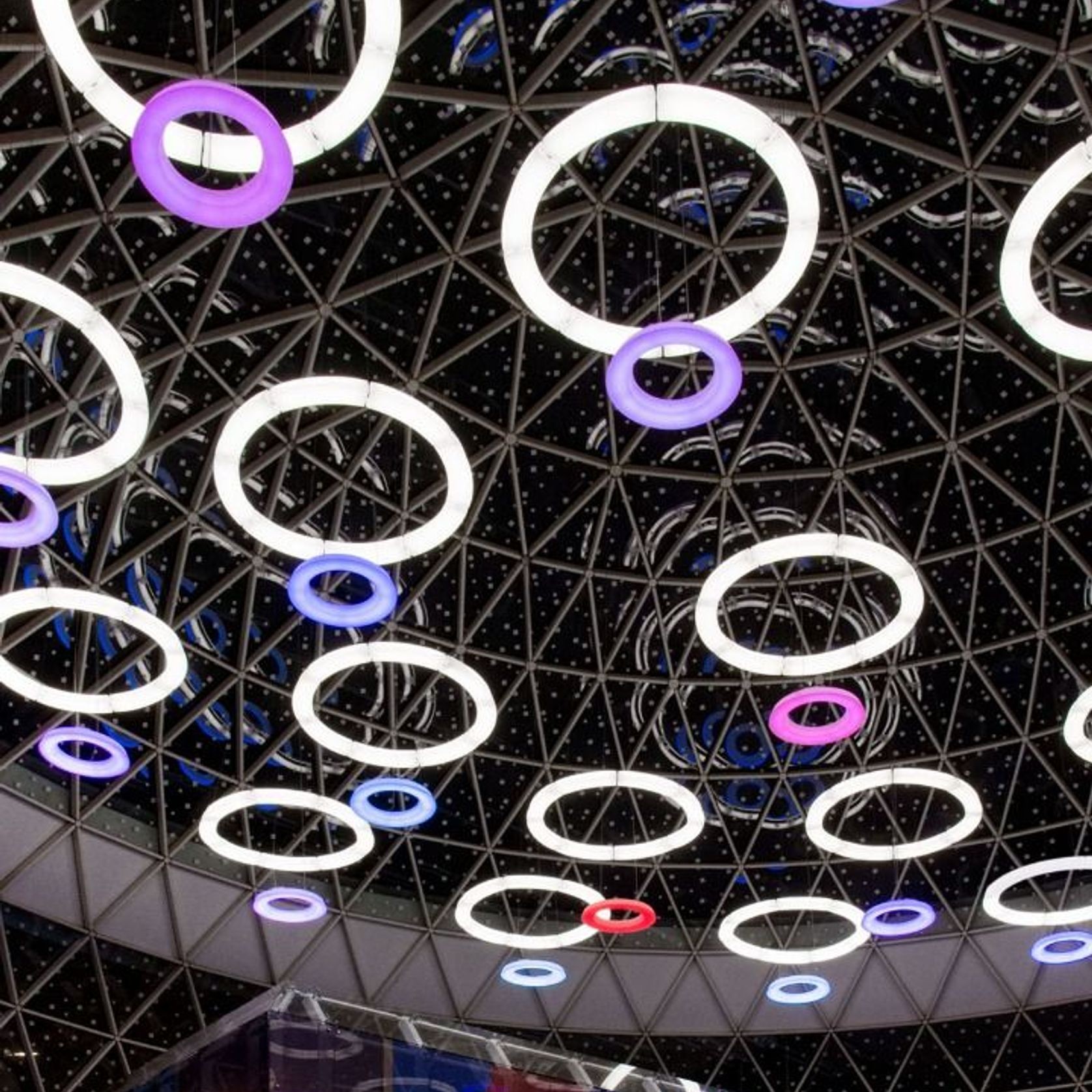CIRCULAR POL XXL Suspended Pendant by Martinelli Luce gallery detail image
