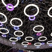 CIRCULAR POL XXL Suspended Pendant by Martinelli Luce gallery detail image