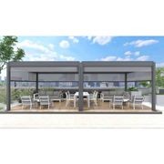 Louvred Pergola Louvre Roof Dark Grey | DTP-LR0307-GY gallery detail image
