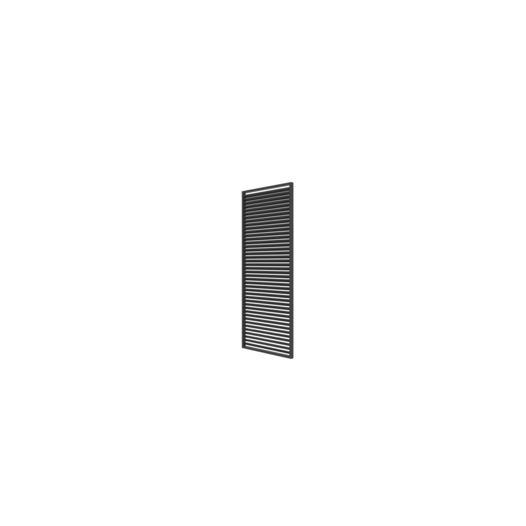 Louvred Pergola Louvre Roof Shutter Wall Dark Grey gallery detail image