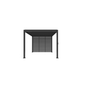Louvred Pergola Louvre Roof Shutter Wall Dark Grey gallery detail image