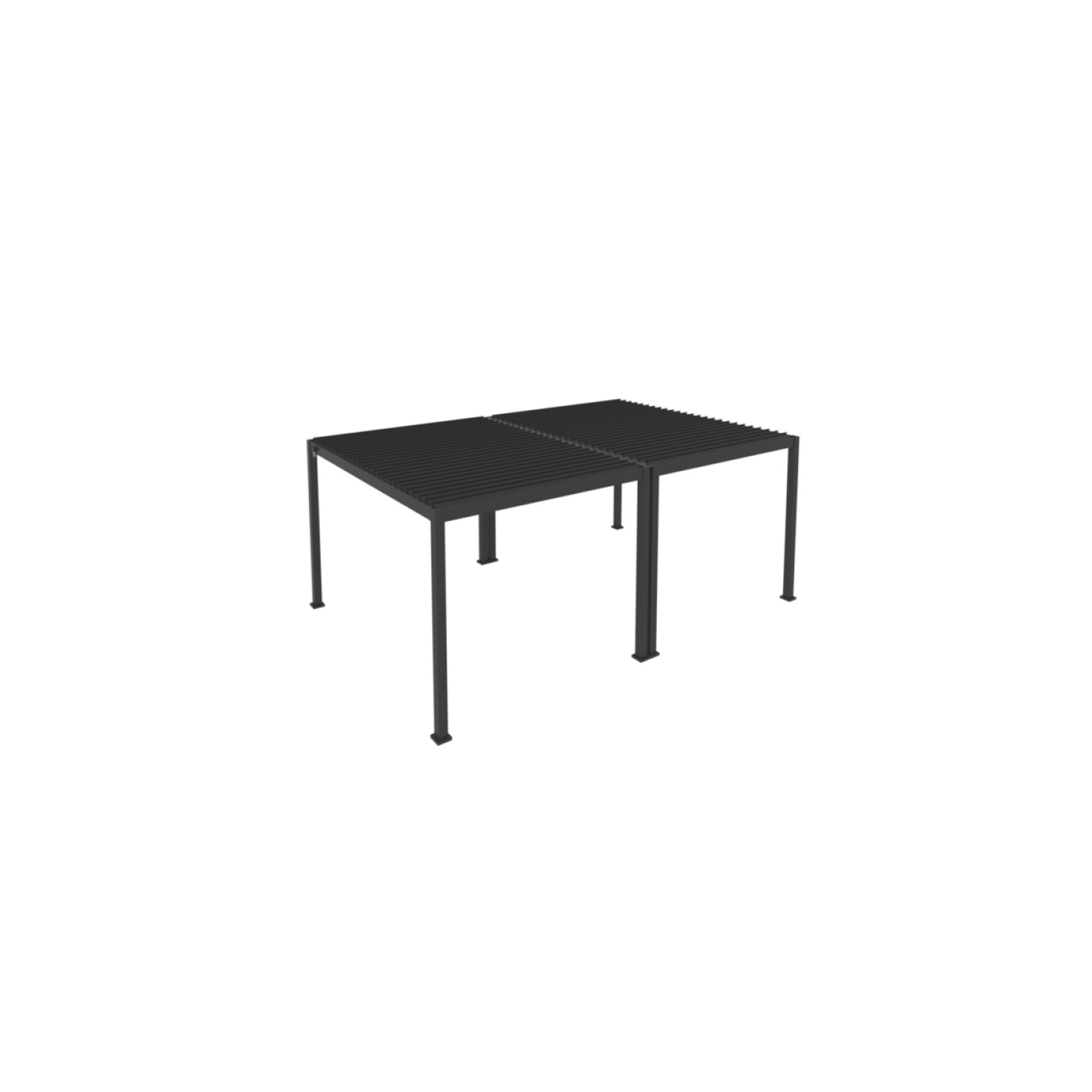 Louvred Pergola Louvre Roof Dark Grey | DTP-LR0303-GY gallery detail image