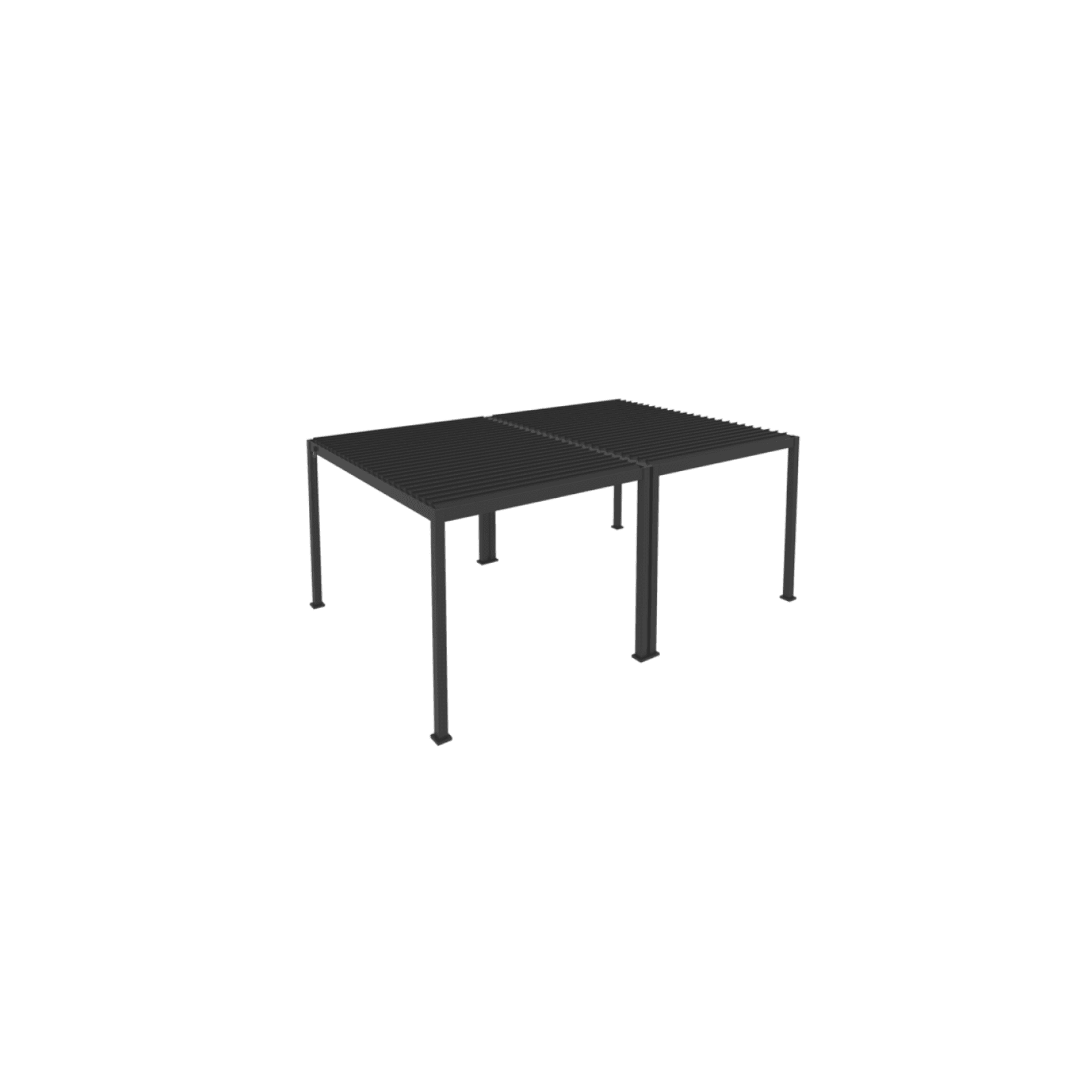 Louvred Pergola Louvre Roof Dark Grey | DTP-LR0303-GY gallery detail image