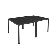 Louvred Pergola Louvre Roof Dark Grey | DTP-LR0406-GY gallery detail image