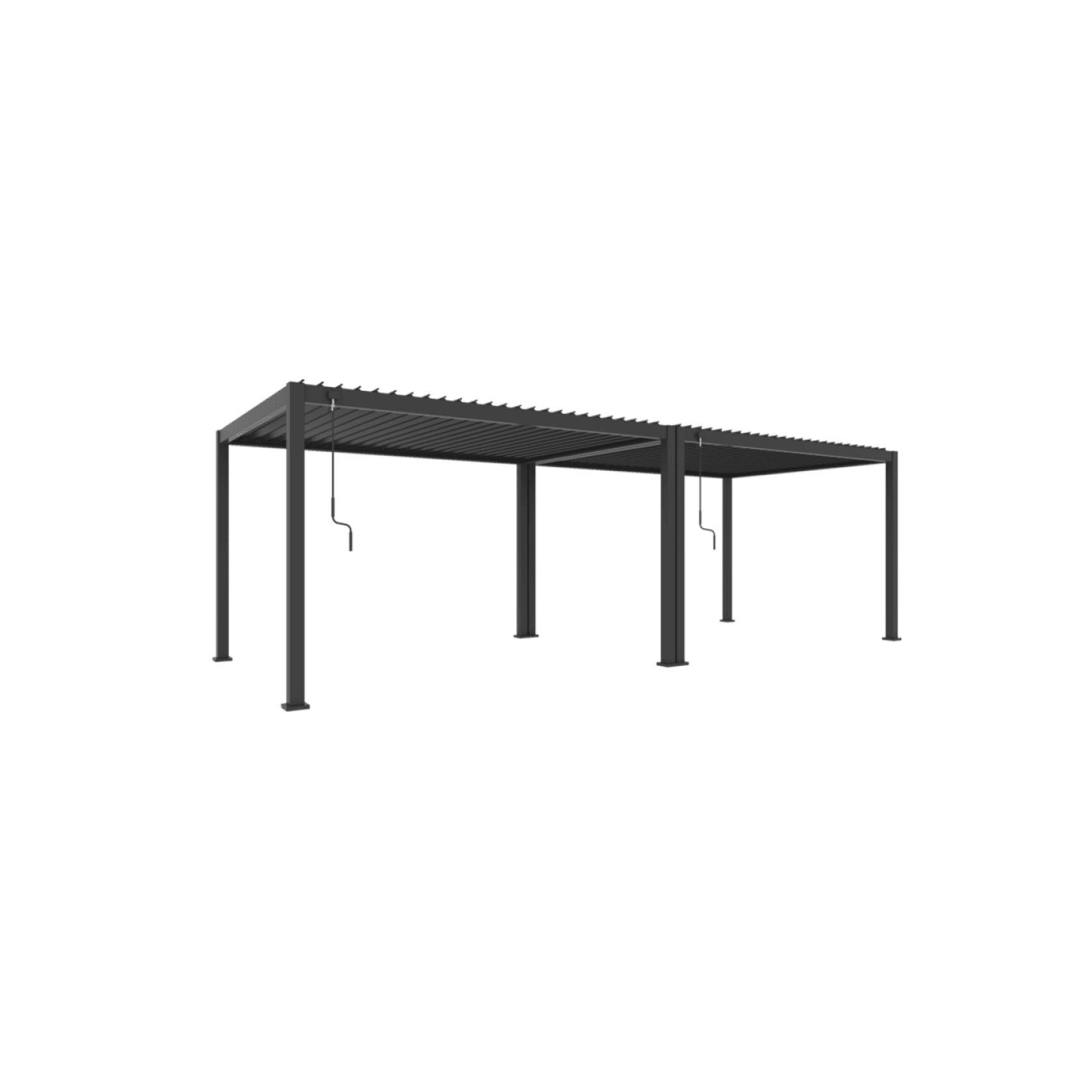 Louvred Pergola Louvre Roof Dark Grey | DTP-LR0308-GY gallery detail image