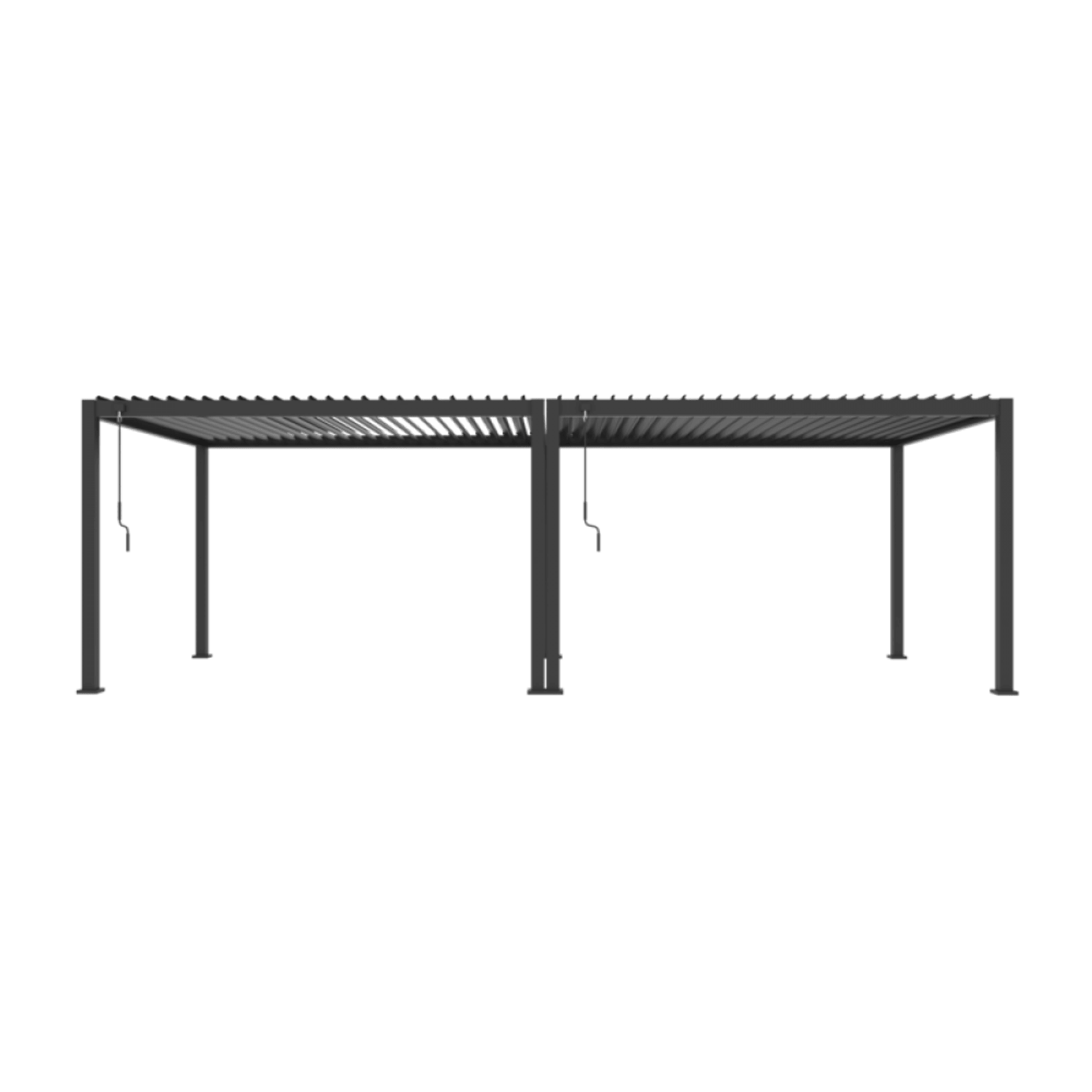 Louvred Pergola Louvre Roof Dark Grey | DTP-LR0307-GY gallery detail image