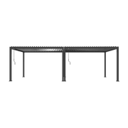 Louvred Pergola Louvre Roof Dark Grey | DTP-LR0308-GY gallery detail image